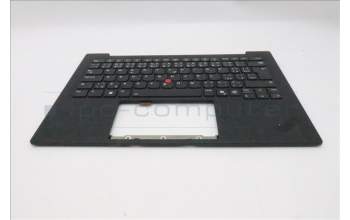Lenovo 5M11S09540 C-Cover with keyboard, Czech Slovakian, Black, Backlight, UK