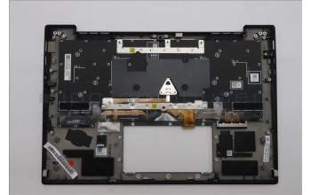 Lenovo 5M11S09558 C-Cover with keyboard, Hebrew, Black, Backlight, US