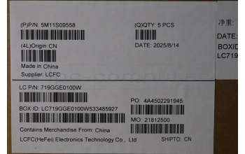 Lenovo 5M11S09558 C-Cover with keyboard, Hebrew, Black, Backlight, US