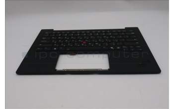 Lenovo 5M11S09558 C-Cover with keyboard, Hebrew, Black, Backlight, US