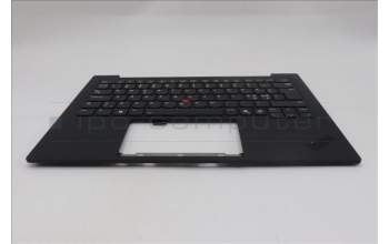 Lenovo 5M11S09576 C-Cover with keyboard, Nordic, Black, Backlight, UK