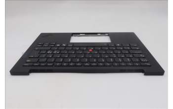 Lenovo 5M11S09576 C-Cover with keyboard, Nordic, Black, Backlight, UK