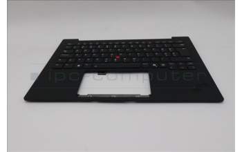 Lenovo 5M11S09583 C-Cover with keyboard, Slovenian, Black, Backlight, UK