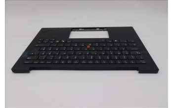 Lenovo 5M11S09583 C-Cover with keyboard, Slovenian, Black, Backlight, UK