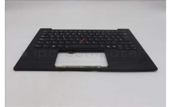Lenovo 5M11S09585 C-Cover with keyboard, Spanish, Black, Backlight, UK