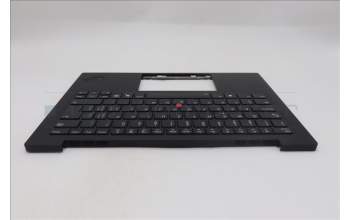 Lenovo 5M11S09589 C-Cover with keyboard, Switzerland, Black, Backlight, UK