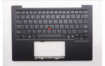 Lenovo 5M11S09605 C-Cover with keyboard, Arabic, Black, Backlight, WWAN, US