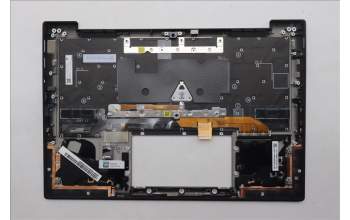 Lenovo 5M11S09607 C-Cover with keyboard, Belgian, Black, Backlight, WWAN, UK