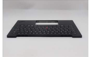 Lenovo 5M11S09629 C-Cover with keyboard, German, Black, Backlight, WWAN, UK