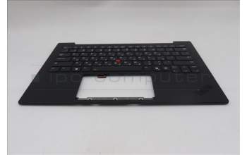 Lenovo 5M11S09633 C-Cover with keyboard, Hebrew, Black, Backlight, WWAN, US