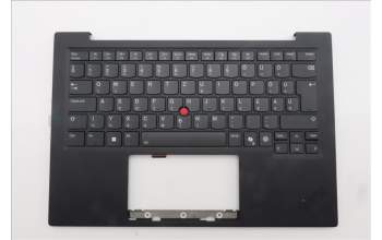 Lenovo 5M11S09635 C-Cover with keyboard, Hungarian, Black, Backlight, WWAN, UK