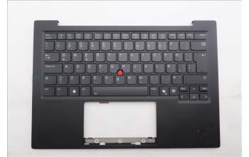 Lenovo 5M11S09637 C-Cover with keyboard, Icelandic, Black, Backlight, WWAN, UK