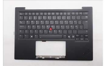Lenovo 5M11S09649 C-Cover with keyboard, Norwegian, Black, Backlight, WWAN, UK