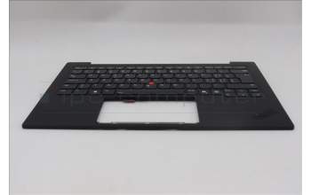 Lenovo 5M11S09662 C-Cover with keyboard, Switzerland, Black, Backlight, WWAN, UK