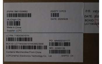 Lenovo 5M11S09682 C-Cover with keyboard, Belgian, Black, UK