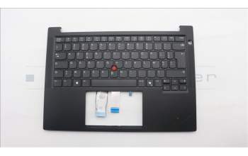 Lenovo 5M11S09688 C-Cover with keyboard, French, Black, US