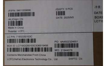 Lenovo 5M11S09696 C-Cover with keyboard, Hebrew, Black, US