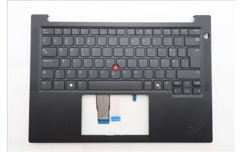 Lenovo 5M11S09711 C-Cover with keyboard, Swedish/Finnish, Black, UK