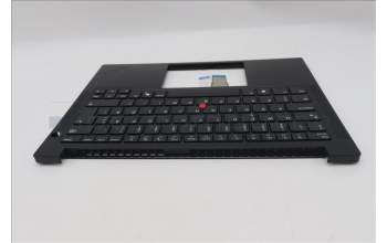 Lenovo 5M11S09711 C-Cover with keyboard, Swedish/Finnish, Black, UK