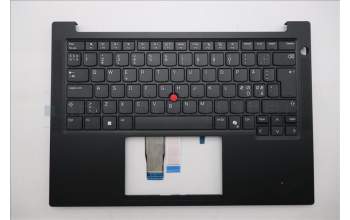 Lenovo 5M11S09713 C-Cover with keyboard, Nordic, Black, UK