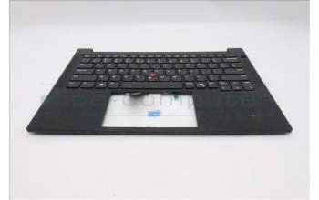 Lenovo 5M11S09720 C-Cover with keyboard, US English Euro, Black, US