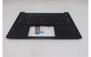 Lenovo 5M11S09754 C-Cover with keyboard, Arabic, Black, Backlight, US