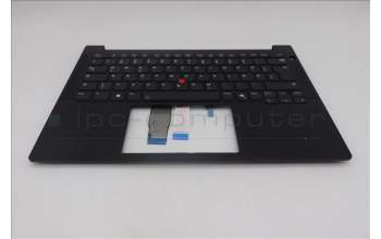 Lenovo 5M11S09774 C-Cover with keyboard, German, Black, Backlight, UK