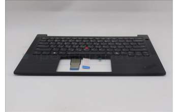 Lenovo 5M11S09778 C-Cover with keyboard, Greek, Black, Backlight, US