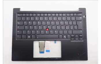 Lenovo 5M11S09790 C-Cover with keyboard, Italian, Black, Backlight, UK