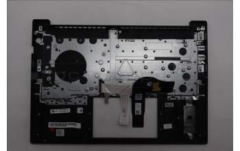 Lenovo 5M11S09790 C-Cover with keyboard, Italian, Black, Backlight, UK