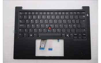 Lenovo 5M11S09792 C-Cover with keyboard, Norwegian, Black, Backlight, UK
