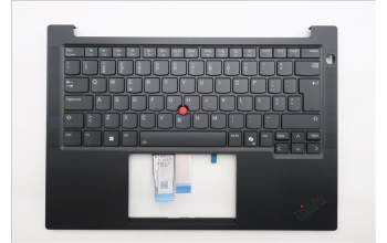 Lenovo 5M11S09796 C-Abdeckung mit Tastatur, Portugiesisch, schwarz, Hintergrundbeleuchtung