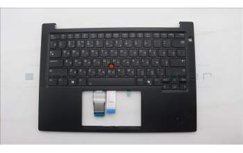 Lenovo 5M11S09801 C-Cover with keyboard, Russian, Black, Backlight, US
