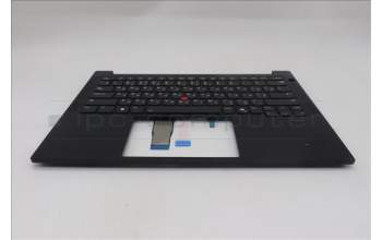 Lenovo 5M11S09802 C-Cover with keyboard, Russian, Black, Backlight, US