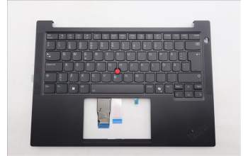 Lenovo 5M11S09814 C-Cover with keyboard, Swedish/Finnish, Black, Backlight, UK
