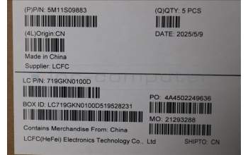 Lenovo 5M11S09883 C-Cover with keyboard, English, Black, US