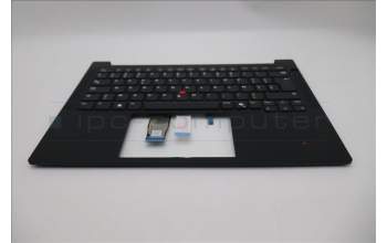 Lenovo 5M11S09888 C-Cover with keyboard, Belgian, Black, UK