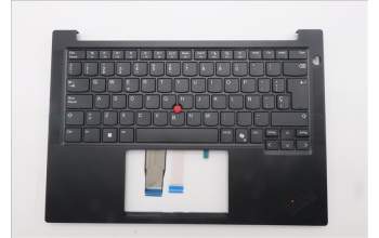 Lenovo 5M11S09893 C-Cover with keyboard, Spanish, Black, UK