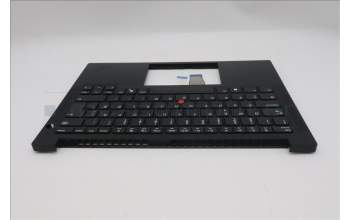 Lenovo 5M11S09907 C-Cover with keyboard, Norwegian, Black, UK