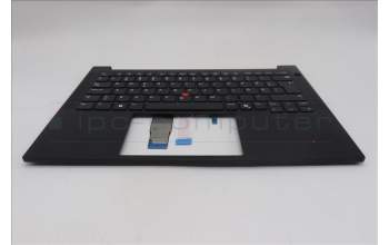 Lenovo 5M11S09917 C-Cover with keyboard, Swedish/Finnish, Black, UK