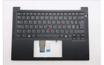 Lenovo 5M11S09919 C-Cover with keyboard, Nordic, Black, UK