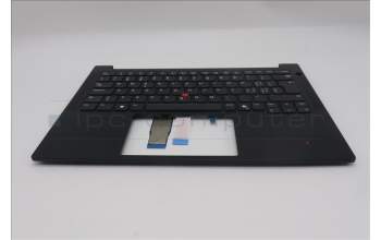 Lenovo 5M11S09921 C-Cover with keyboard, Switzerland, Black, UK
