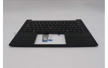 Lenovo 5M11S10026 C-Cover with keyboard, Switzerland, Black, Backlight, UK