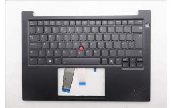 Lenovo 5M11S10036 C-Cover with keyboard, UK English, Black, Backlight, UK