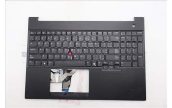 Lenovo 5M11S10094 C-Cover with keyboard, Arabic, Black, US