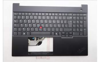 Lenovo 5M11S10096 C-Cover with keyboard, Belgian, Black, UK
