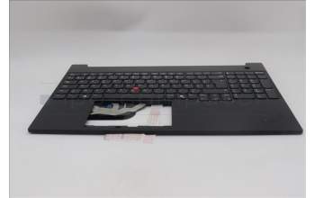 Lenovo 5M11S10096 C-Cover with keyboard, Belgian, Black, UK
