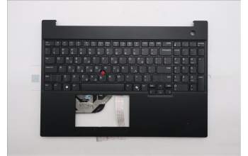 Lenovo 5M11S10106 C-Cover with keyboard, Greek, Black, US