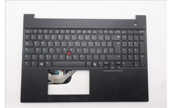 Lenovo 5M11S10111 C-Cover with keyboard, Italian, Black, UK