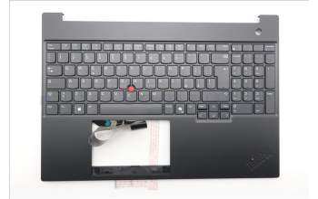 Lenovo 5M11S10112 C-Cover with keyboard, Italian, Black, UK